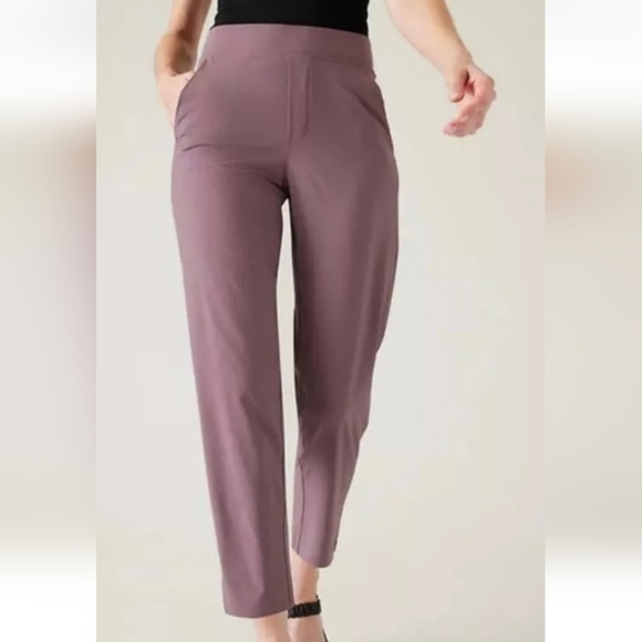Athleta Pants - Athleta Brooklyn Ankle Pant Damask Muave Womens 4